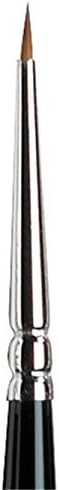 Winsor & Newton Series 7 Kolinsky Sable Miniature Watercolor Brush - Short Handle Round #00,5012020,Brown | The World's Finest Watercolor Brush, Kolinsky Sable Hair, Rust-proof, Seamless Nickel Plated Ferrules, Hand-Made in England