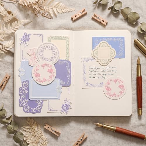 120Pcs Aesthetic Decorative Craft Material Paper
