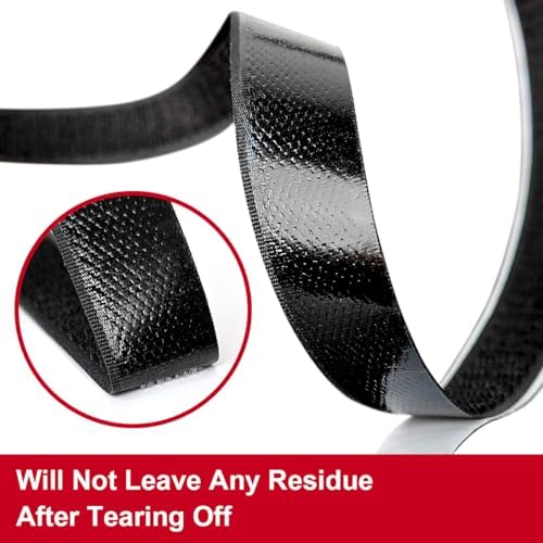 1 Inch x 33 Feet Hook and Loop Tape, Nylon Heavy Duty Hook and Loop Tape Strips, Excellent Grip, Non-Adhesive, Interlocking Tape,for Sewing, Crafting,DIY,Wall Adhesive Strips