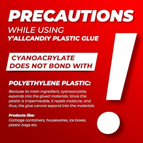 Plastic Glue for Models, Miniatures, Legos, PLA, 3D Printing Repair. Fast Setting Heavy Duty Strong Super Glue for Plastic 20g