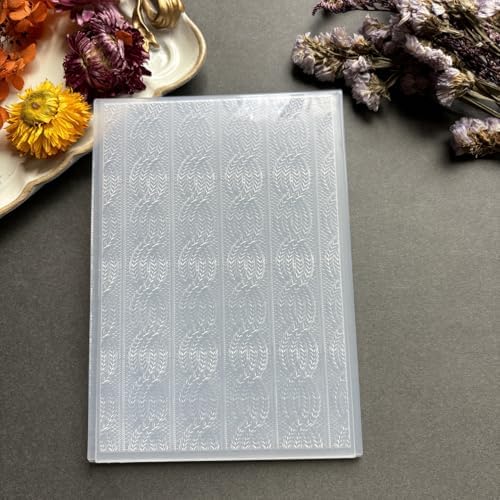 Girl Silhouette Rose Butterfly 3D Embossing Folder, Floral Fairy Textured Plastic Stencil for DIY Scrapbooking Wedding Card Making Paper Crafts