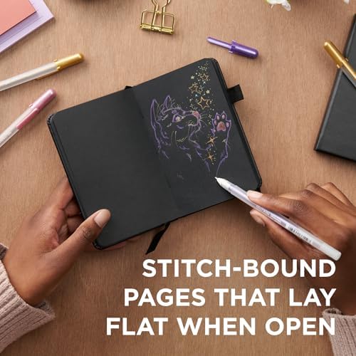 Sakura Sketchbook Pocket, Hardcover, 160 Pages, 3.5 x 5.5", Black, 2 Count