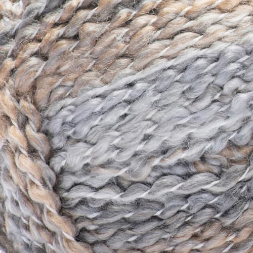 Loops & Threads Textured Twist Yarn - Yarn for Knitting, Crochet, Weaving, and Arts & Crafts - Multi, Acrylic Blend, 6 oz