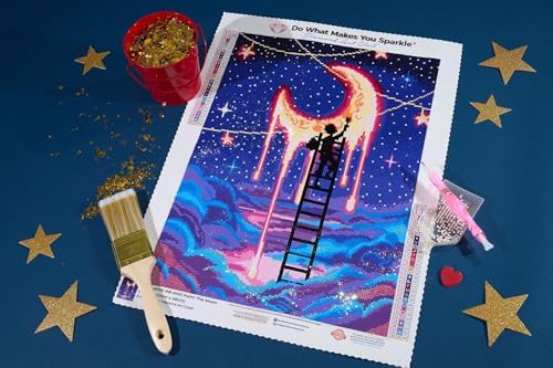 DIAMOND ART CLUB Paint the Moon Diamond Art Kits for Adults