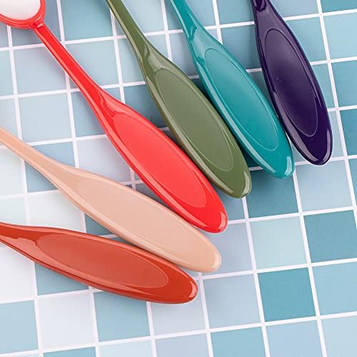 Yoseng 6 Pcs Craft Ink Blending Brushes,Color Coded Handles