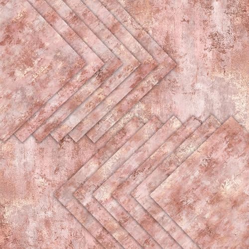 24 Sheets Rose Gold Scrapbook Paper 12x12 Inch 160gsm