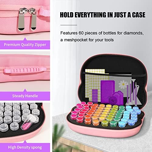 ZORETCO Diamond Art Storage - 120 Containers Diamond Art Kits for Adults