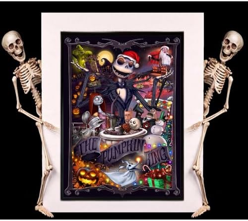 Halloween Diamond Art Kits for Adults,Diamond Painting Kits for Beginner 5D
