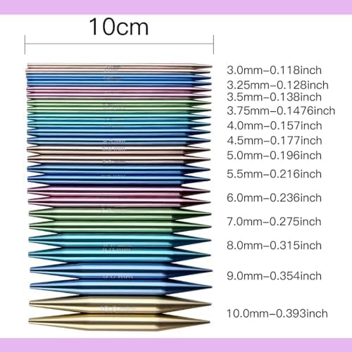 Yarniss 13 Pairs Circular Knitting Needle Set with Cable 3.0~10.0mm