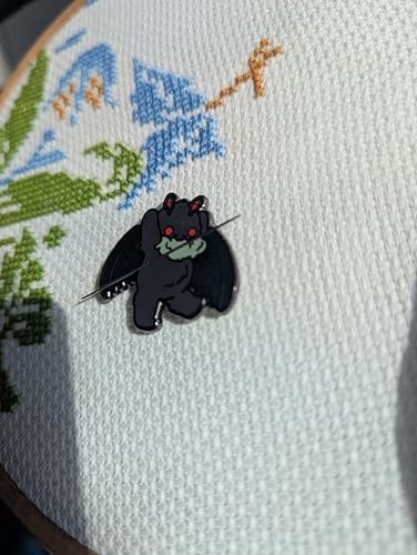Mothman Needle Minder for Cross Stitch & Embroidery