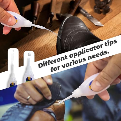 Y’allCanDiy Super Glue for Shoe. 2 Pk x .7 Oz. (20g) Heavy Duty Shoe Adhesive for Shoe Sole Repair and Applicable as Waterproof Boot Shoe Repair Glue. Cyanoacrylate Based CA Glue for Rubber Soles