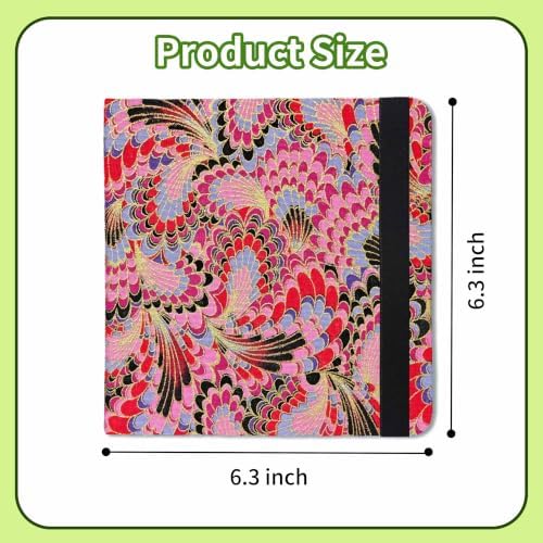 Mlife Square Watercolor Sketchbook,100% Cotton,300gsm/140lb,Acid-Free,Watercolor Journal for Artists Adults Students,6.5 * 6.5 Inch(Red Feather)