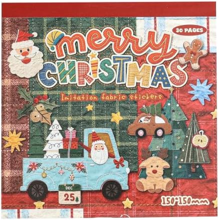 750 Pcs Stickers for Scrapbooking,Christmas Self-Adhesive Scrapbook Sticker