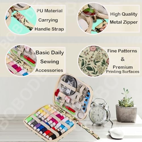 Arts Craft Printing Sewing Kit Travel Basic Small Sewing Set