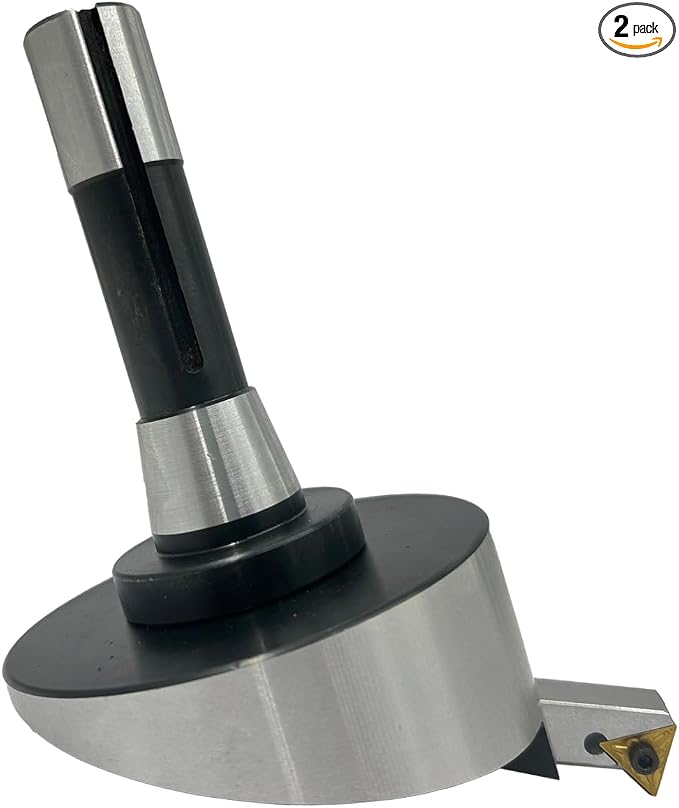 Large head size 4" Inch/ 100 mm diameter Fly cutter with Carbide Indexable tip facing tool (R8 Shank (7/16 UNF Drawbar))