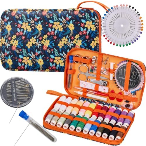 Bobode Travel Basic Cute Sewing Kit with 140PCS Sewing Accessories