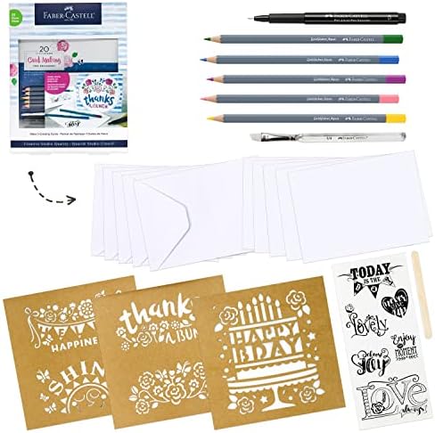 Faber-Castell 20 Minute Studio Card Making for Beginners – Create Your Own DIY Greeting Cards with Watercolors
