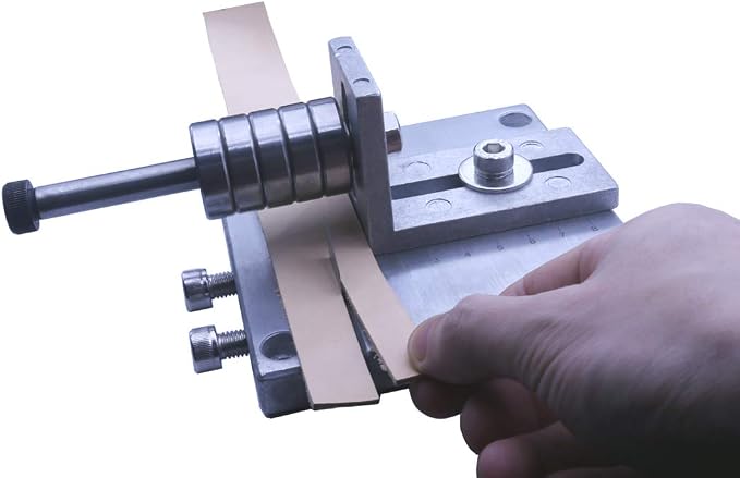 Leather Strap Cutter Machine - Professional Aluminium Leather Strip Cutting Tool Belt Cutting