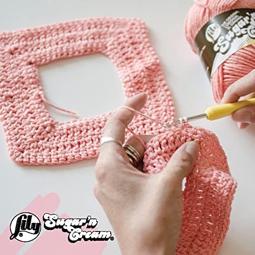 Lily Sugar'n Cream Cone Cotton Yarn for Dishcloths, Key Lime Pie
