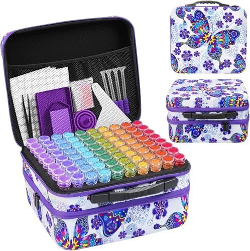 ZORETCO Diamond Art Storage - 240 Containers Diamond Art Kits for Adults