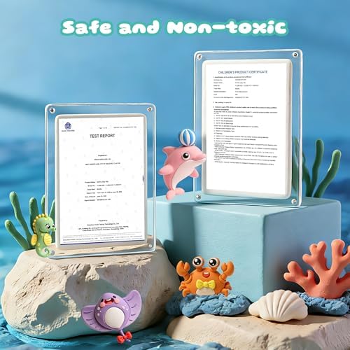 Air Dry Clay Kit, 12 Sea Creature Modeling Clay for Kids, Model Magic Clay with Sculpting Tools and Tutorials, Safe & Non-Toxic, DIY Arts & Crafts School Projects, Home Party Favors for Boys & Girls
