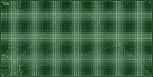 Elan Cutting Mat 36x72 Green, Extra Large Self Healing Cutting Mat 36 x 72 Inch, 5-Ply Craft Board Green, Hobby Board for Sewing and Quiltin