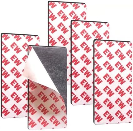 Magnetic Tape 2x4 Inch 5 Pack, Strong Adhesive Magnets for Crafts