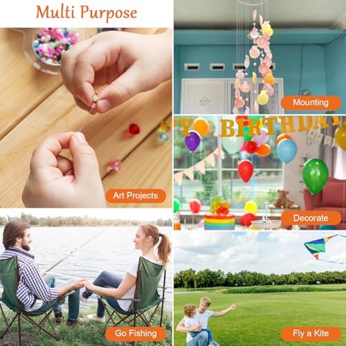 Fishing Line Wire Monofilament Clear Nylon String for Fishing Hanging Craft