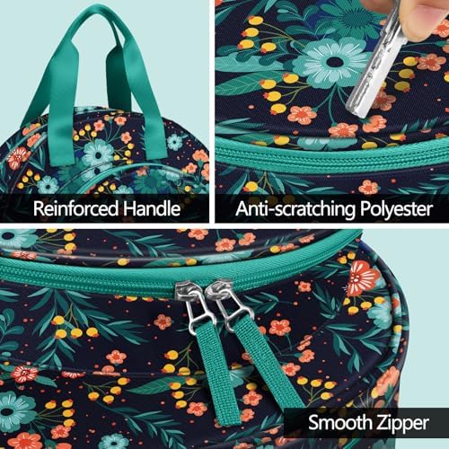 FINPAC Embroidery Project Bag, Embroidery Kits Storage Carrying Tote Bag