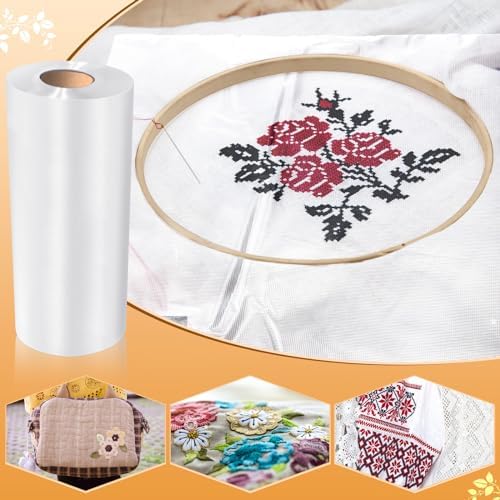Peryiter 1 Roll 10" x 100 yd Water Soluble Stabilizer for Embroidery