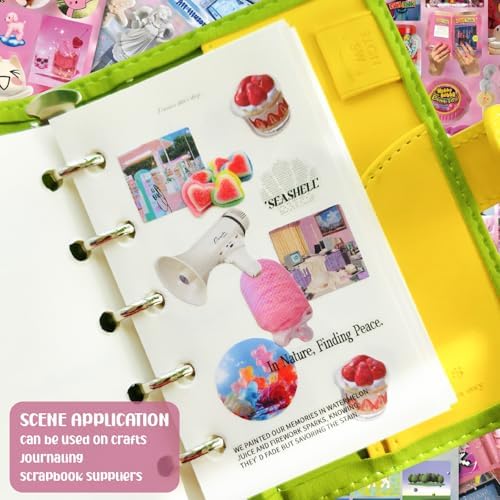 Cute Sticker Book, 30 Sheets 400+ Pcs Y2K Vintage Aesthetics Stickers