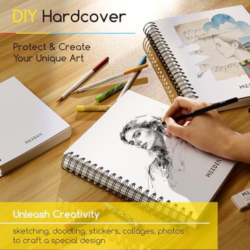 MEEDEN 9"x12" Sketchbook Paper Pad: 122lb/180gsm, 60 Sheets Heavy Weight