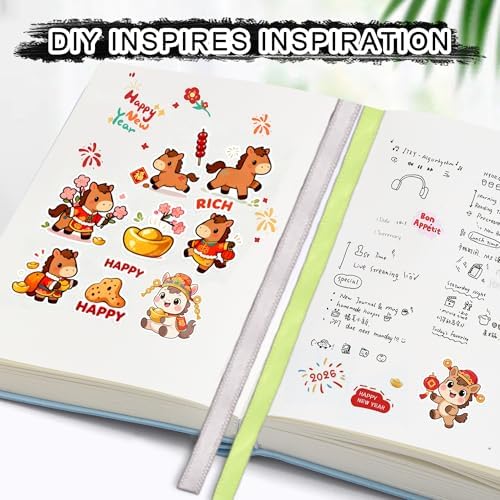 Thick Blank Journal Notebook 400 Pages A6 Unlined Sketchbook