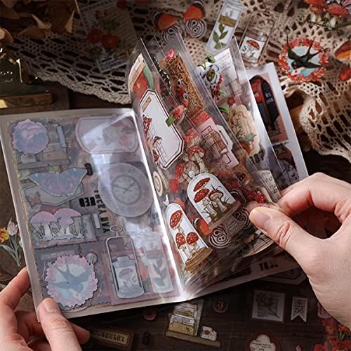 Vintage Stickers 20 Sheets Scrapbooking Supplies Journaling (Mountain)