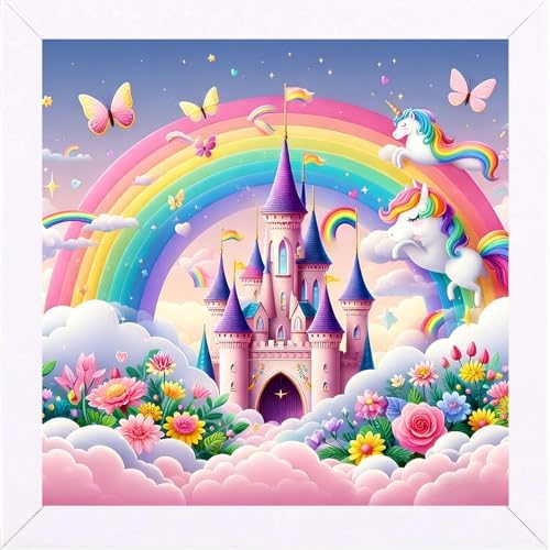 JAKI Diamond Art Painting Kits for Adults Castle 13.8x13.8inch