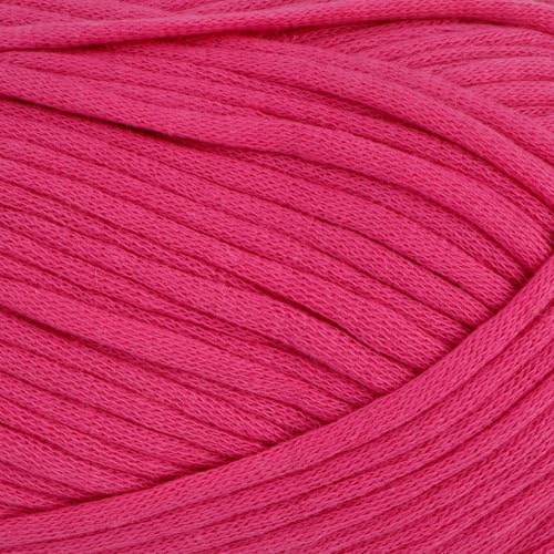Loops & Threads Cuddle Craft Tube Yarn – Medium (4) Cotton Nylon Blend, Soft Tube Yarn for Knitting, Crochet & Crafts, Ideal for Apparel, Accessories & Decor, 109 yd / 3.52 oz Skein, 8 Pack