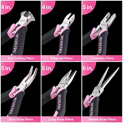 WORKPRO 6-Piece Mini Pliers Set