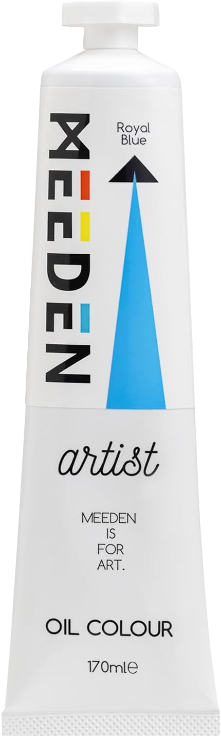 MEEDEN Artist Grade Oil Paint: Royal Blue - 170ml/5.7oz Tube | Professional Art Paints and Supplies for Canvas Painting