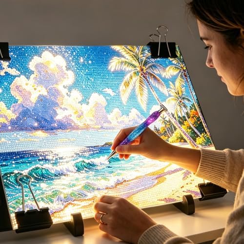 LIRUNQIU A4 Diamond Painting Light Pad, USB