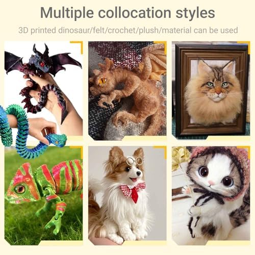 CSCHENGO 158PCS 12-28mm Amigurum Glass Safety Eyes for Crochet Animals,Glitter 3D Moon/Middle/Black Crochet Safety Eyes/Glasses/Labels/Sling,Adult Crochet Set for Creative Art Making