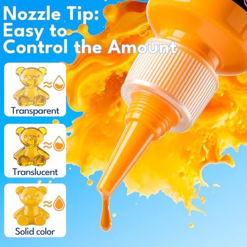 LET'S RESIN 8-Color Resin Pigment Paste, 8 * 1.06oz Concentrated Color | Epoxy Resin Color Pigment for Translucent to Opaque Coloring - Easy Mix, for Jewelry, DIY Crafts, River Tables