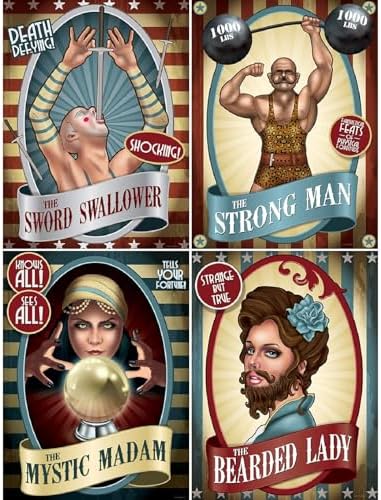 4Pack Halloween Diamond Art Kits for Adults, Diamond Painting for Beginner
