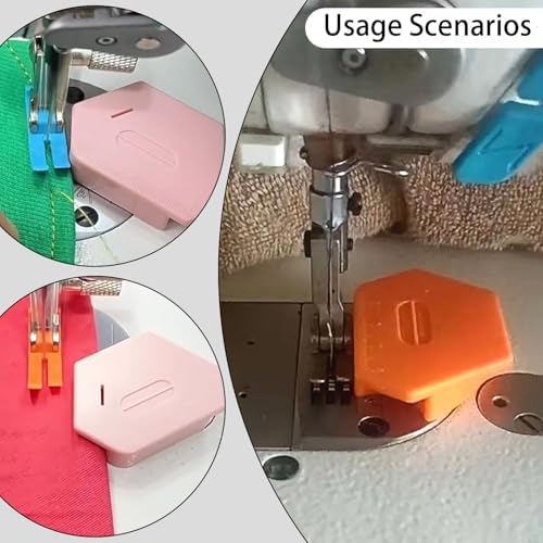 2025 Upgraded Magnetic Seam Guide for Sewing Machine,Multi-Purpose Tool Polygonal Strong Magnetic Gauge,Polygonal Multifucntional Seam Guide Hemmer with Scale,Sewing Accessories Supplies (C-Green)