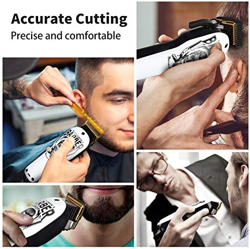 BESTBOMG® Professional Hair Clipper for Men, Barber Grooming Kit, BS-Y4