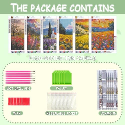 DOTSOPS 5D Landscape Diamond Painting Kits for Adults Diamond Art Kits