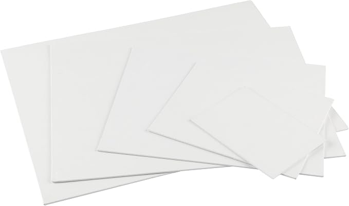 Centurion All-Media Primed Linen Panels - 5x7 12 Pack - 11oz Universal Primed Canvas Boards for Painting, Mounted on MDF Wood, Non-Warping, Ideal for Artists, Professionals, and Painters