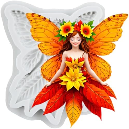 Flower Fairy Polymer Clay Molds Butterfly Fairy Silicone Mold