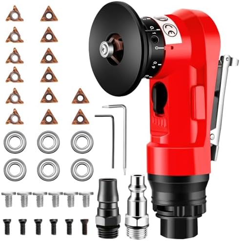 Pneumatic Chamfer Tool, 30000 RPM Air Chamfer Tool with 8C & 6R Blades