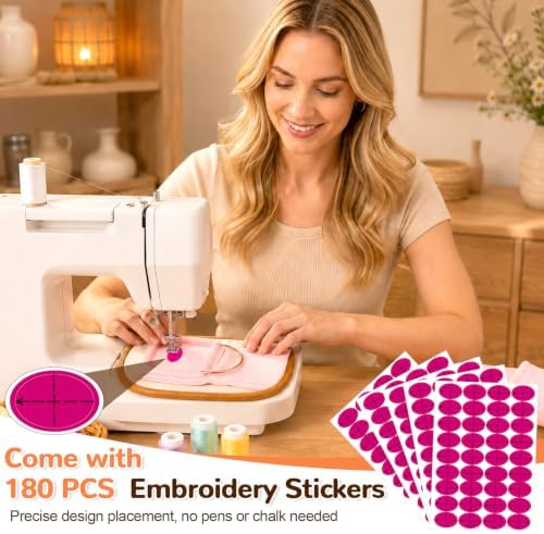 Kaipeia 4 PCS Sock Support Hoop for Embroidery Machine