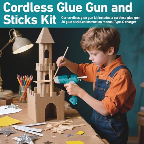 Hot Glue Gun Set Stable Support Base Ideal for Crafts, DIY Arts, Home Repairs